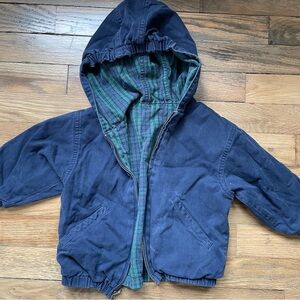 Blue and Green Puffer Jacket with Hood all mine collections vintage